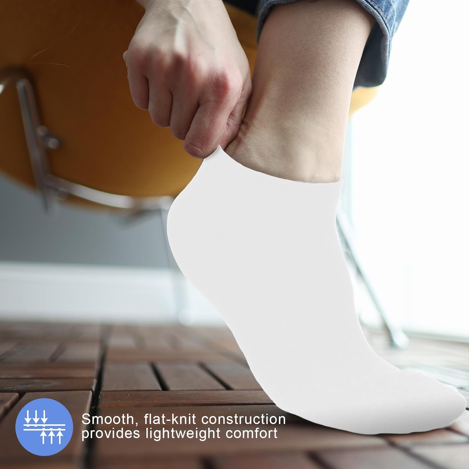 4 Pairs Silk Liner Socks for Adult Ankle No Show Moisture Wicking Socks Soft Athletic Running Liner Lightweight - Image 4