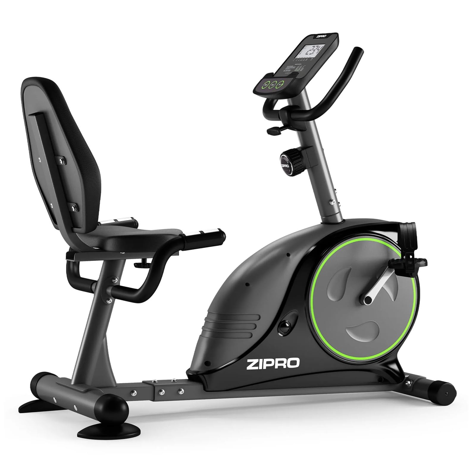 Zipro d'appartement Easy, Fitness, d'appartement magnétique, jusqu'à 150 kg, Vélo d'intérieur, d'entraînement à domicile, à piles