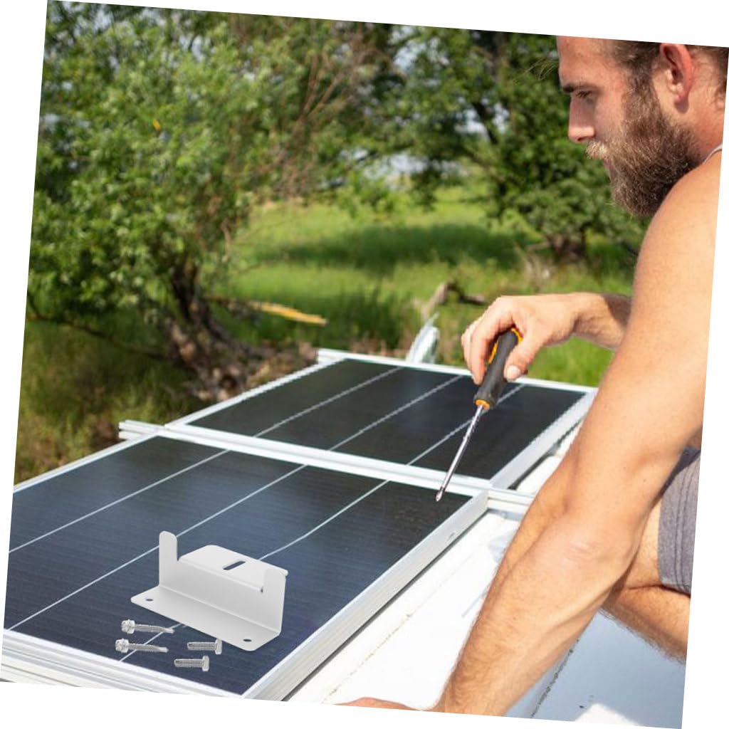 NOLITOY Soporte Reposicionamiento Solar Resistente Panel para Aleación de Aluminio en de Fácil para Instalaciones Solares Casa y Proyectos Fuera Red