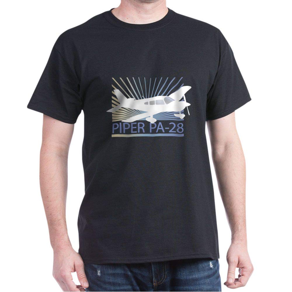 CafePress Aircraft Piper PA 28 Dark T Shirt Graphic Shirt