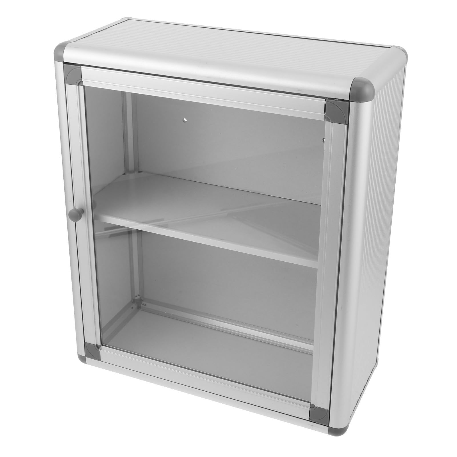 POPETPOP Botiquín de Pared Estuche de Emergencia Mediano sin Cerradura, Caja de Almacenamiento de Medicamentos con Ventana Transparente, Organizador de Medicinas para Oficinas y Baños