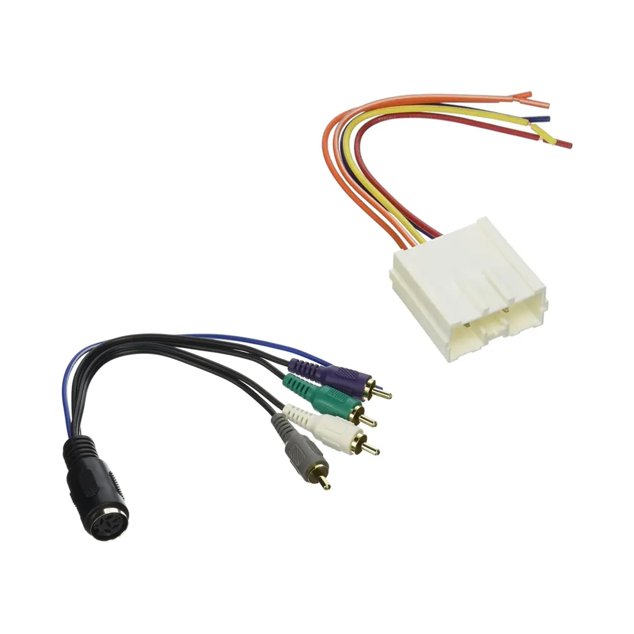 Scosche MI03B Car Radio Wiring Harness Compatible with Select 1991-1999 Dodge, Eagle and Mitsubishi Vehicles - Aftermarket Stereo Wire Harness Adapter with Amp Retention - See Images for Vehicle Fit