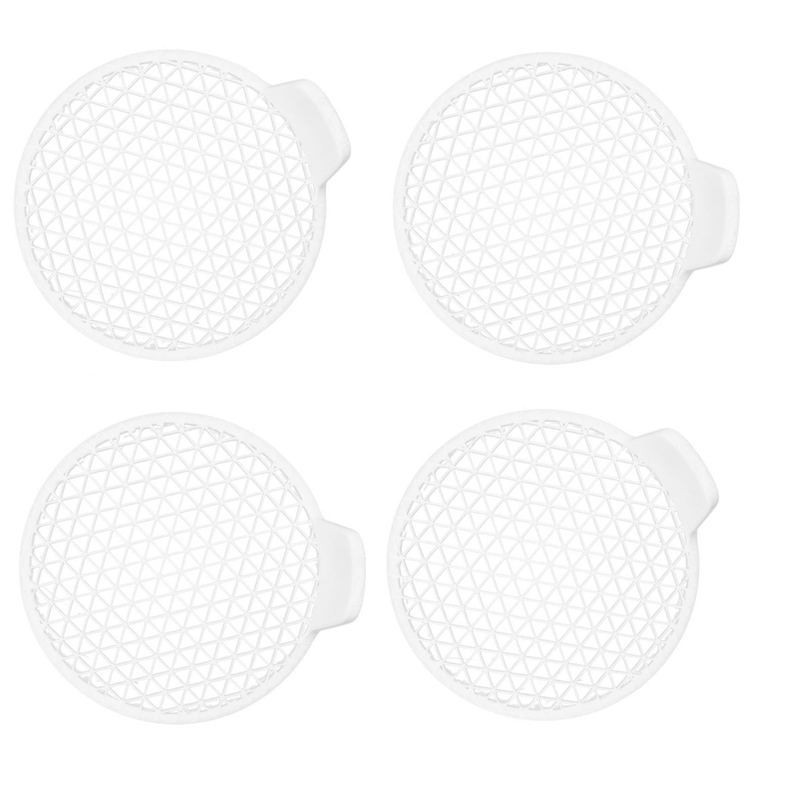 Bathroom Drain Filter 4 Pack Hair Catcher ABS Shower Accessories for Bathtub, Sink, Kitchen, Shower Bathroom Drain Catcher