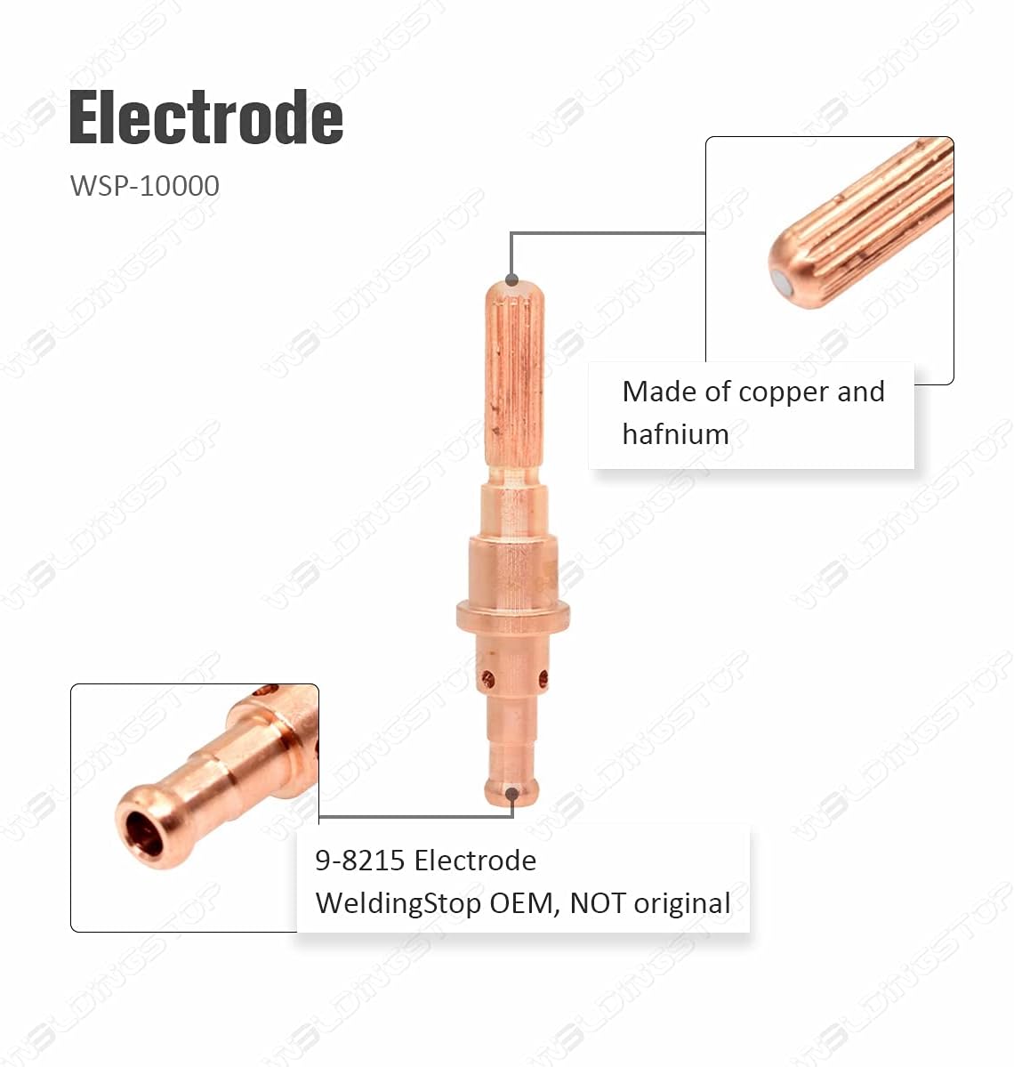Electrode Tip Nozzle Retaining Cup Spacer Guide 9-8215 9-8207 9-8218 9-8251 Fit Thermal Dynamic SL60 / SL100 Torch 22pcs