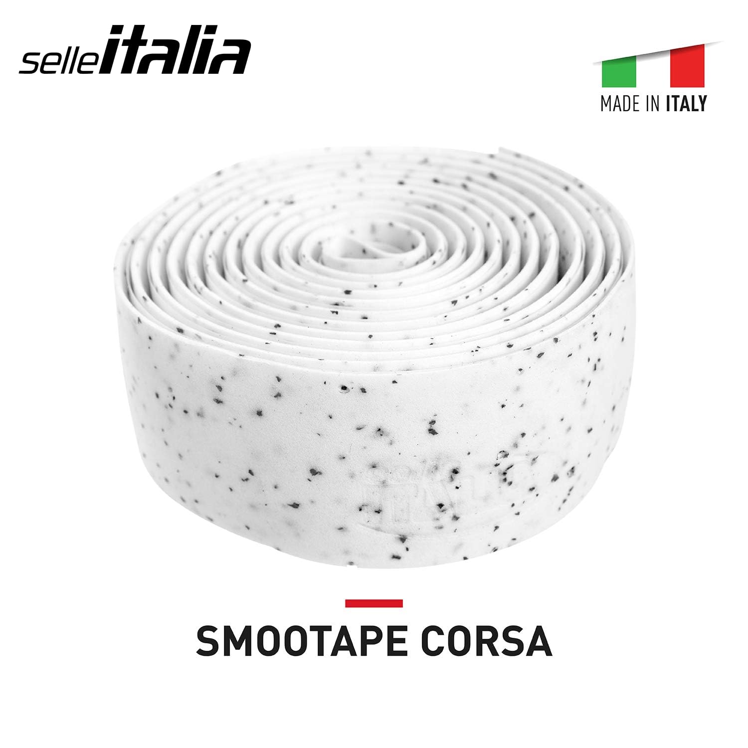 Selle Italia SMOOTAPE CORSA – Owijka Na Kierownicę Szosową, Pianka EVA I Korek, Zestaw 2 Owijki, Komfortowa – Biały