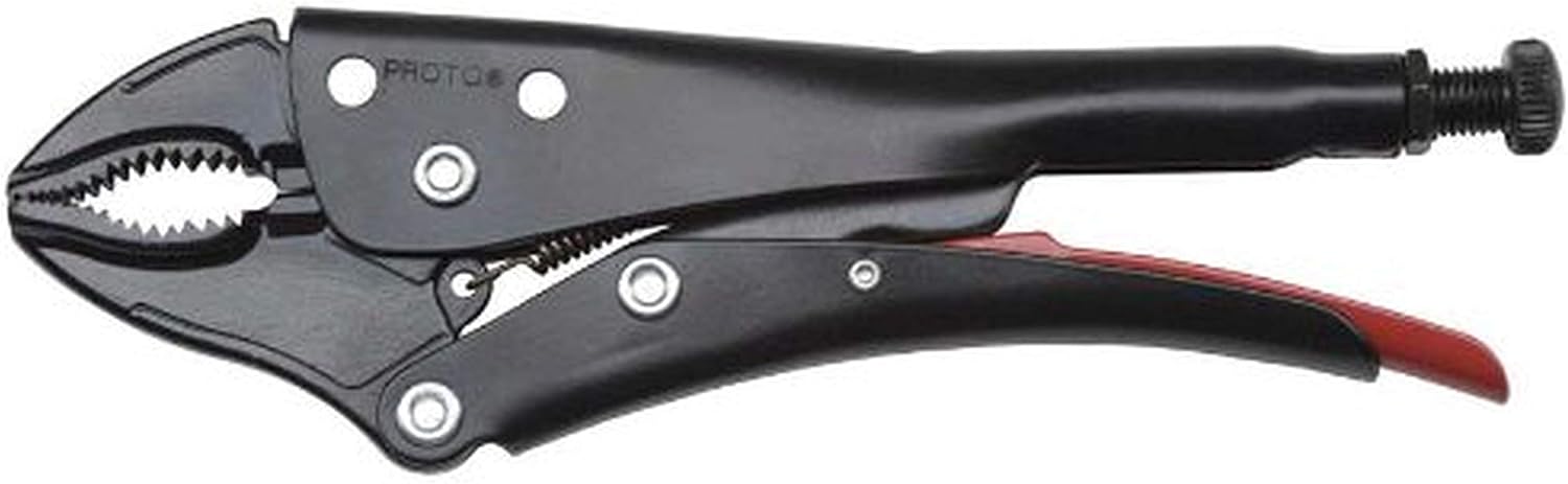 Proto J293WRXL Proto 5-1/2" Locking Curved Jaw Pliers w/Cutter