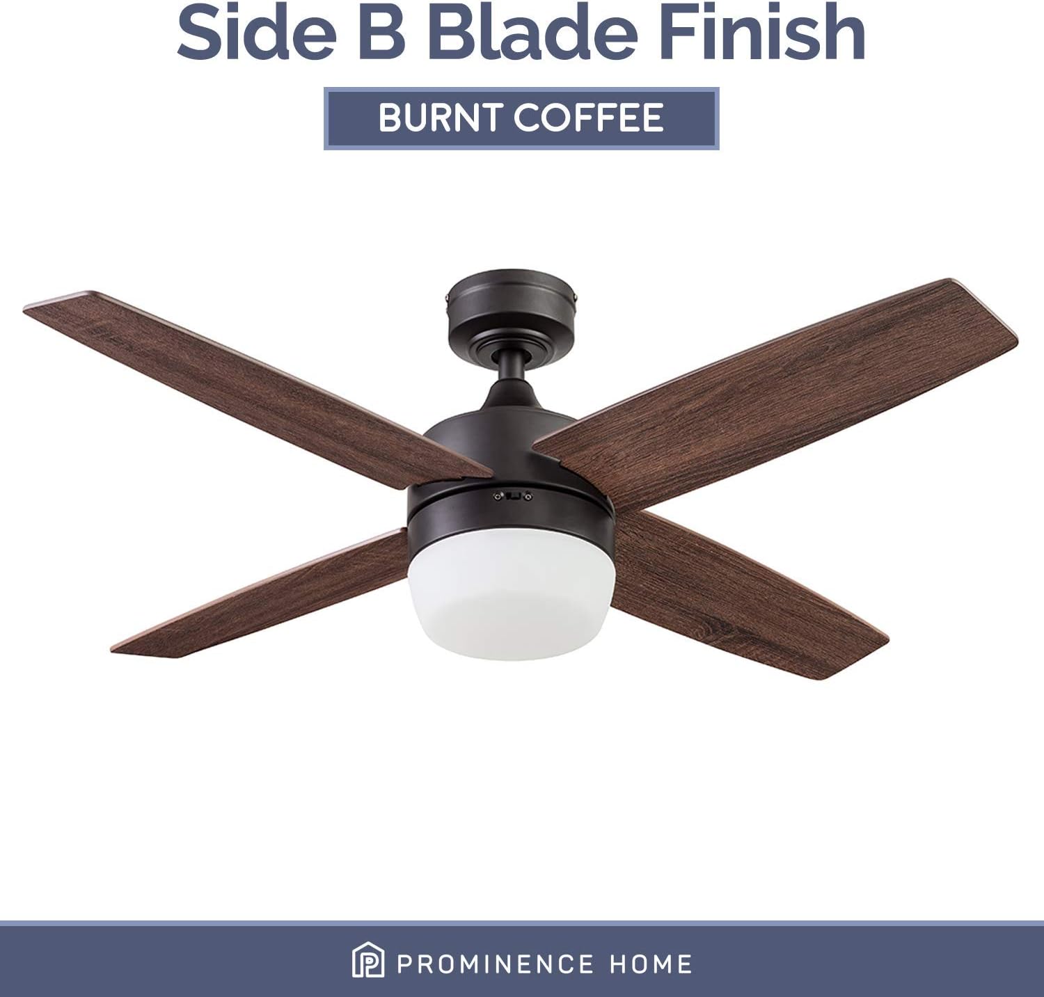 Featured Product Prominence Home 51471-01 Atlas Ceiling Fan, 44, Espresso