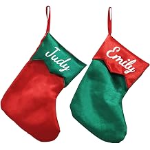 Personalized Christmas Stocking with Names, Custom Embroidered Name Christmas Stockings for Kids,Custom Christmas Stockings Bulk for Christams Decor,Holiday,Family