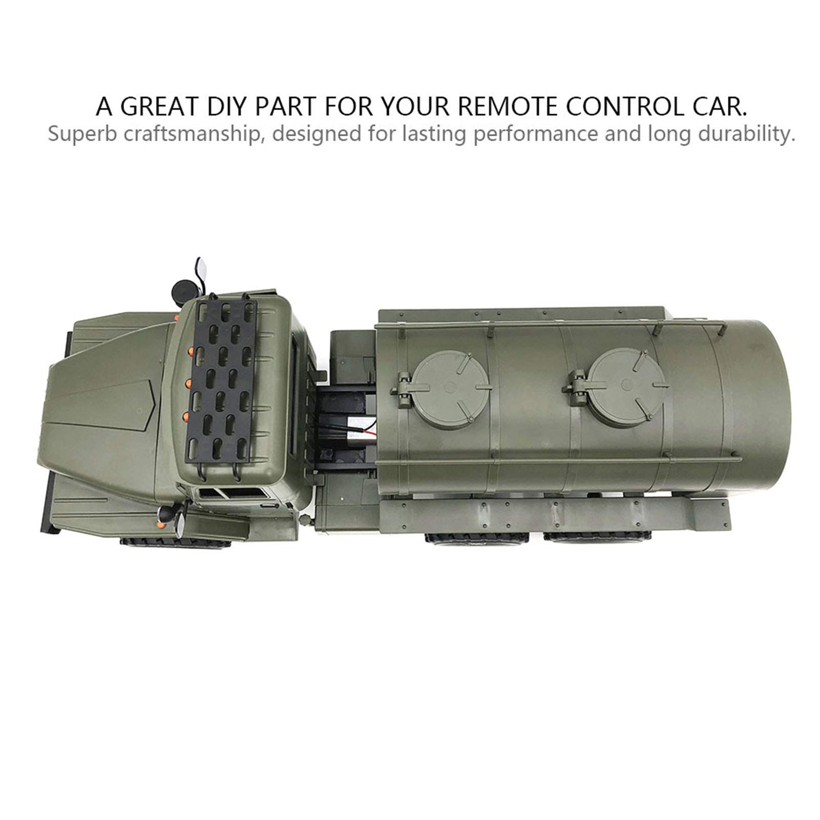 Öltank-Anhänger Chassis Für WPL RC-Militär-LKW - DIY Bausatz Im Maßstab 1:16