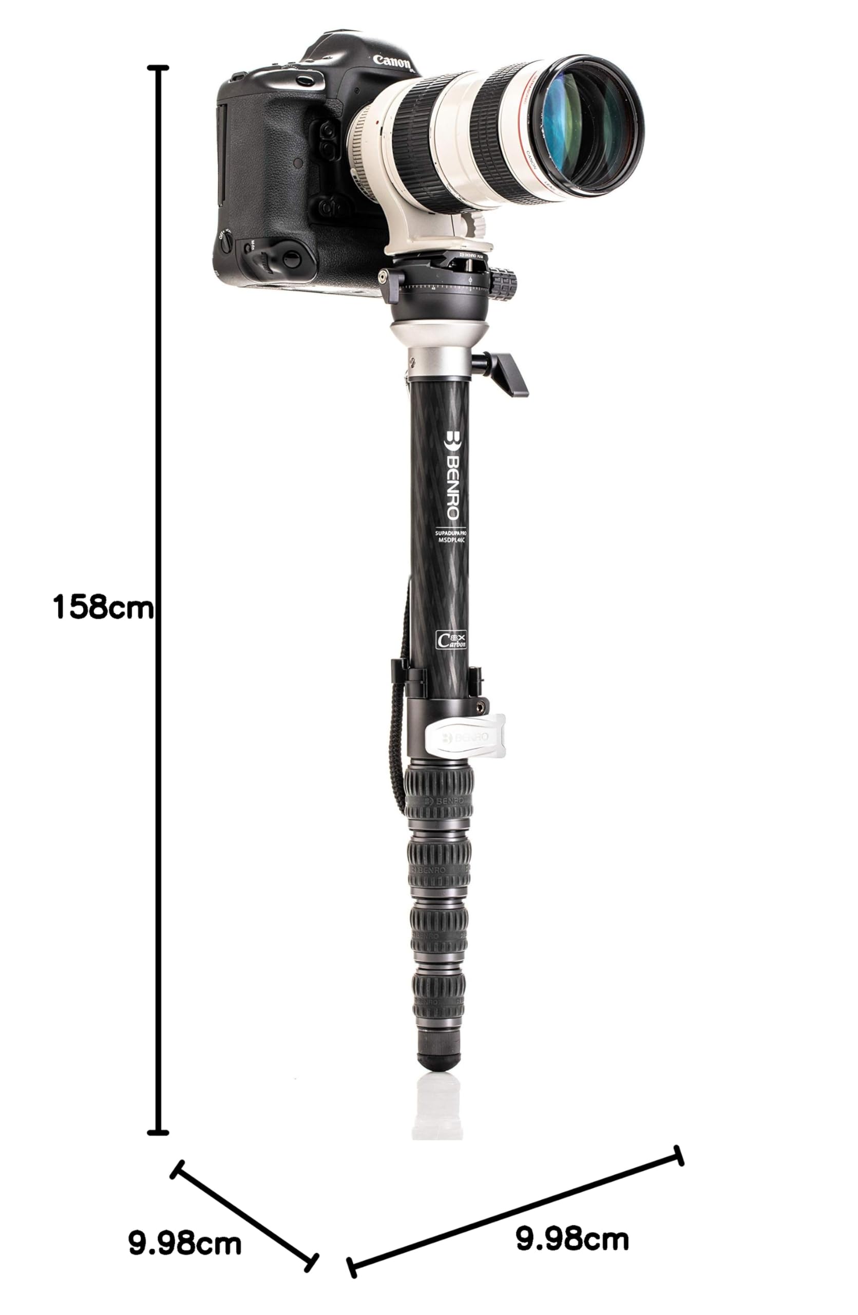 Benro SUPADUPA PRO Monopod z obrotową podstawą nogi