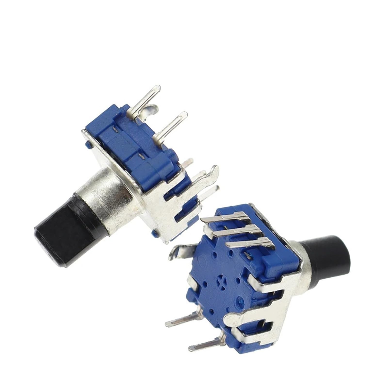 Codificador rotatorio de 360 ​​grados EC12 RE12, codificador de audio de 5 pines y 24 posiciones con interruptor de botón pulsador de 12,5 mm (10 unidades)