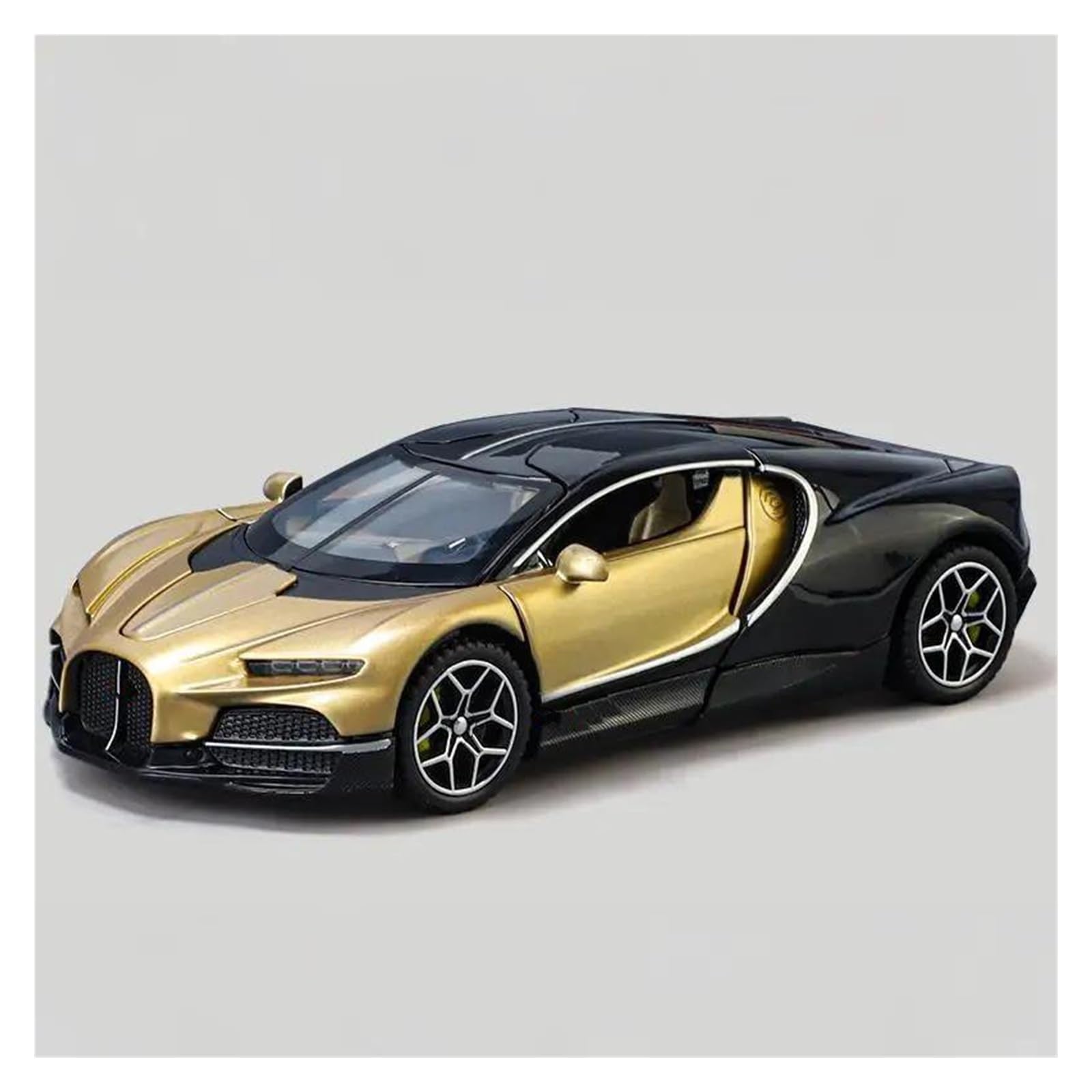 Mocalux Gold Scale Die-Cast Model Car For Bugatti For Tourbillon V16 Diecast Model Car