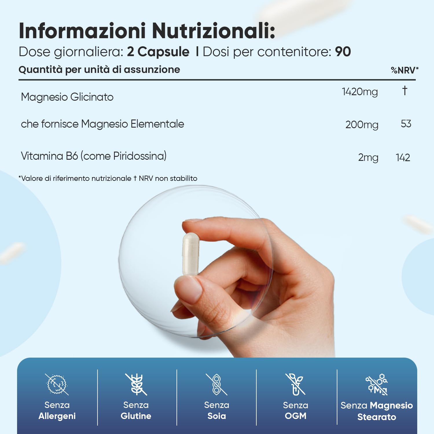 Magnesio Biglicinato e Potassio Citrato Bundle, 180 Capsule + 180 Compresse, 1422mg di Magnesio Glicinato con Vitamina B6, 1460mg di Potassio Integratore con Vitamina C, Vegano, Senza OGM