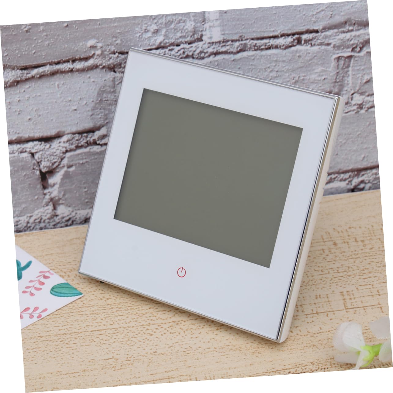 Termostato Programmabile Digitale 3a per Caldaia Gas | Display Lcd Touch, Sensore Ntc Interno ed Esterno, Corpo Bianco PC Abs, 1 Pezzo