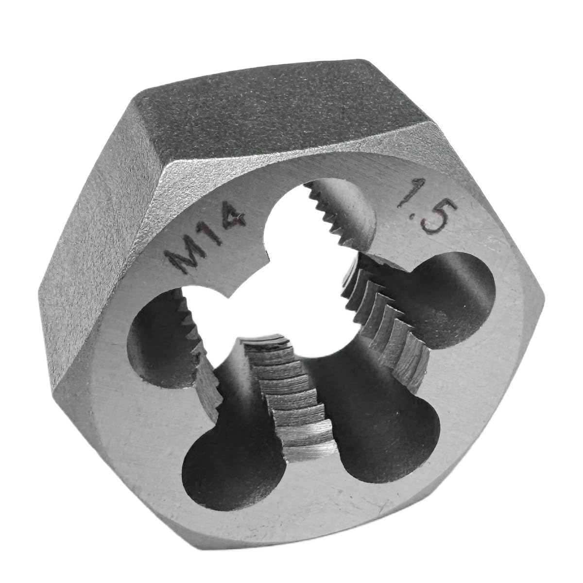 M14x1.5 Metric Hex Rethreading Die Alloy Steel Right Hand Die for Thread Repair and Maintenance
