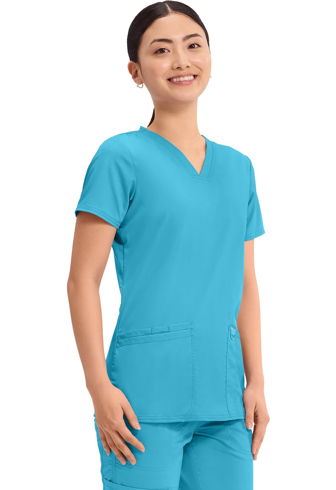 Cherokee Damen V-Neck Top Medizinisches Schlupfhemd
