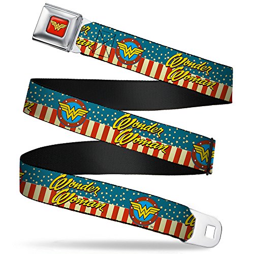 Cinturón Buckle Down para niñas con acabado opaco y diseño multicolor