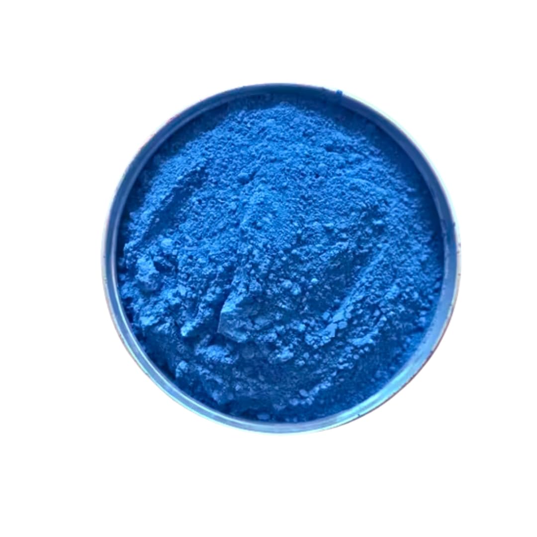 Ultra Bright Blue Pigment Powder – Non-Toxic, Cosmetic Grade – for Resin, Epoxy, Paint, Soap Making, Nail Art, Slime, and Crafts (250 GM)-image-3