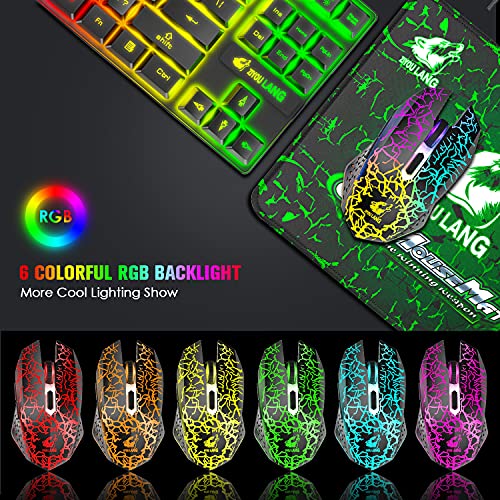 Teclado Wireless Gaming Combo 87 Teclas Inalámbrico miniatura 6