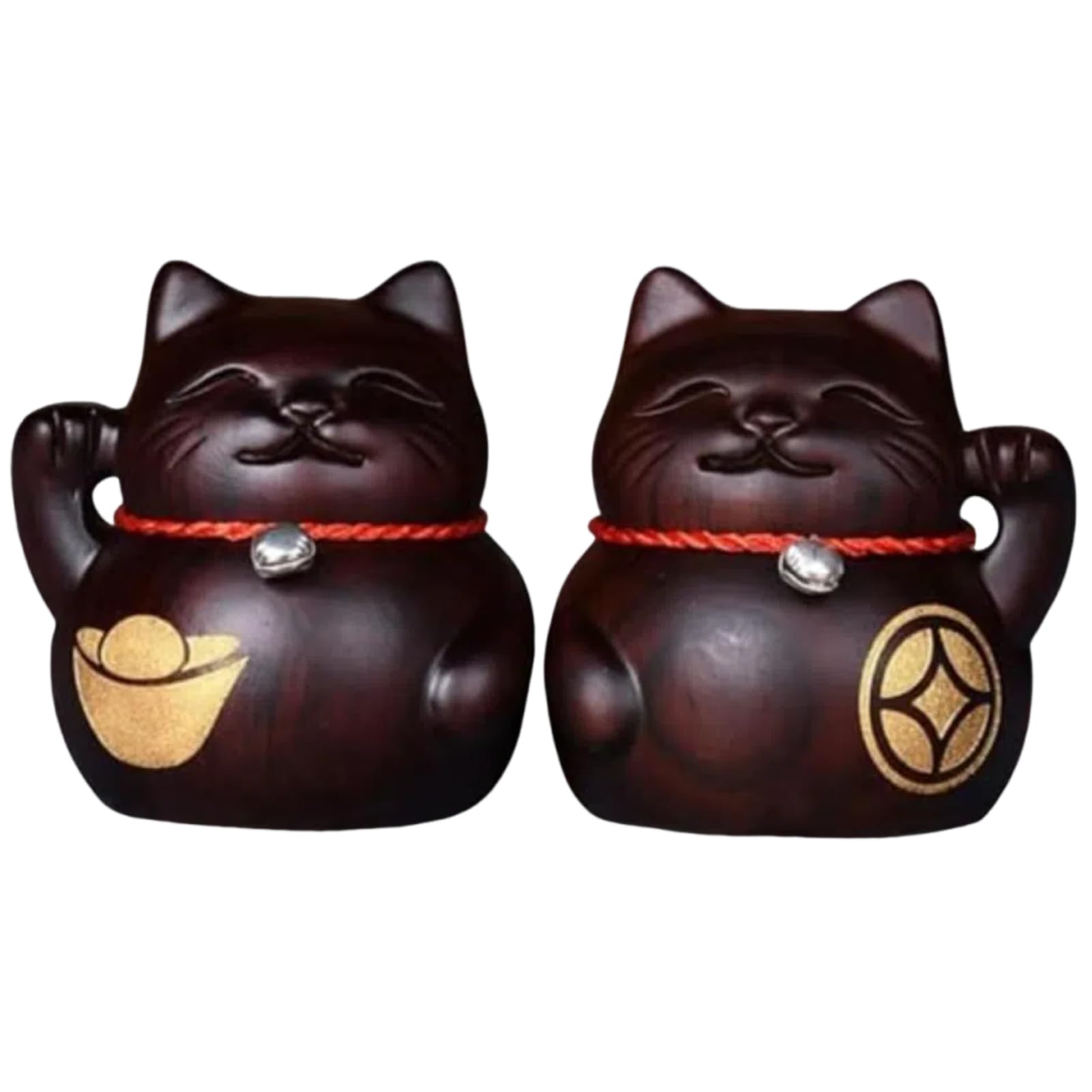 Amazon.co.jp: 金運・招福【招き猫】ペア招き猫 縁起物 幸運 開店祝い