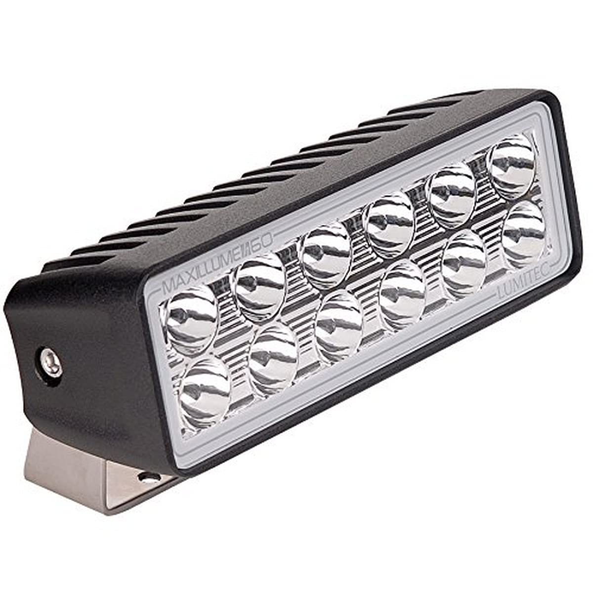 Lumitec Maxillume h60 - Trunnion Mount Flood Light - White Dimming - Black Housing