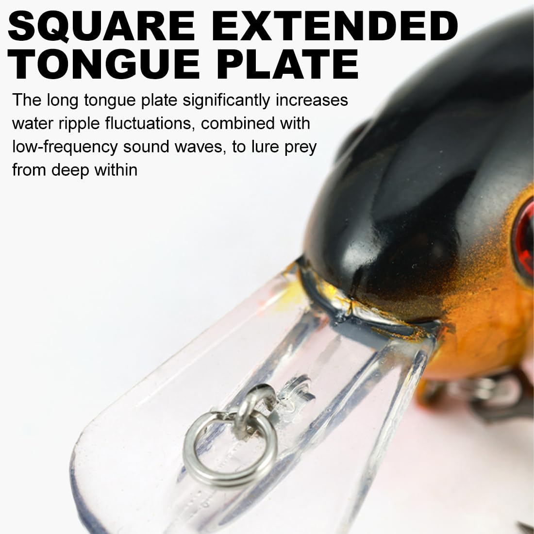 PBAHAUP 5 Pezzi Esche Artificiali Spinning, Esche Da Pesca, Crankbaits, Artificiali Spinning Esche Artificiali Per L'Uso In Acqua Dolce, Acqua Salata, Spigola, Trota (A) - 4