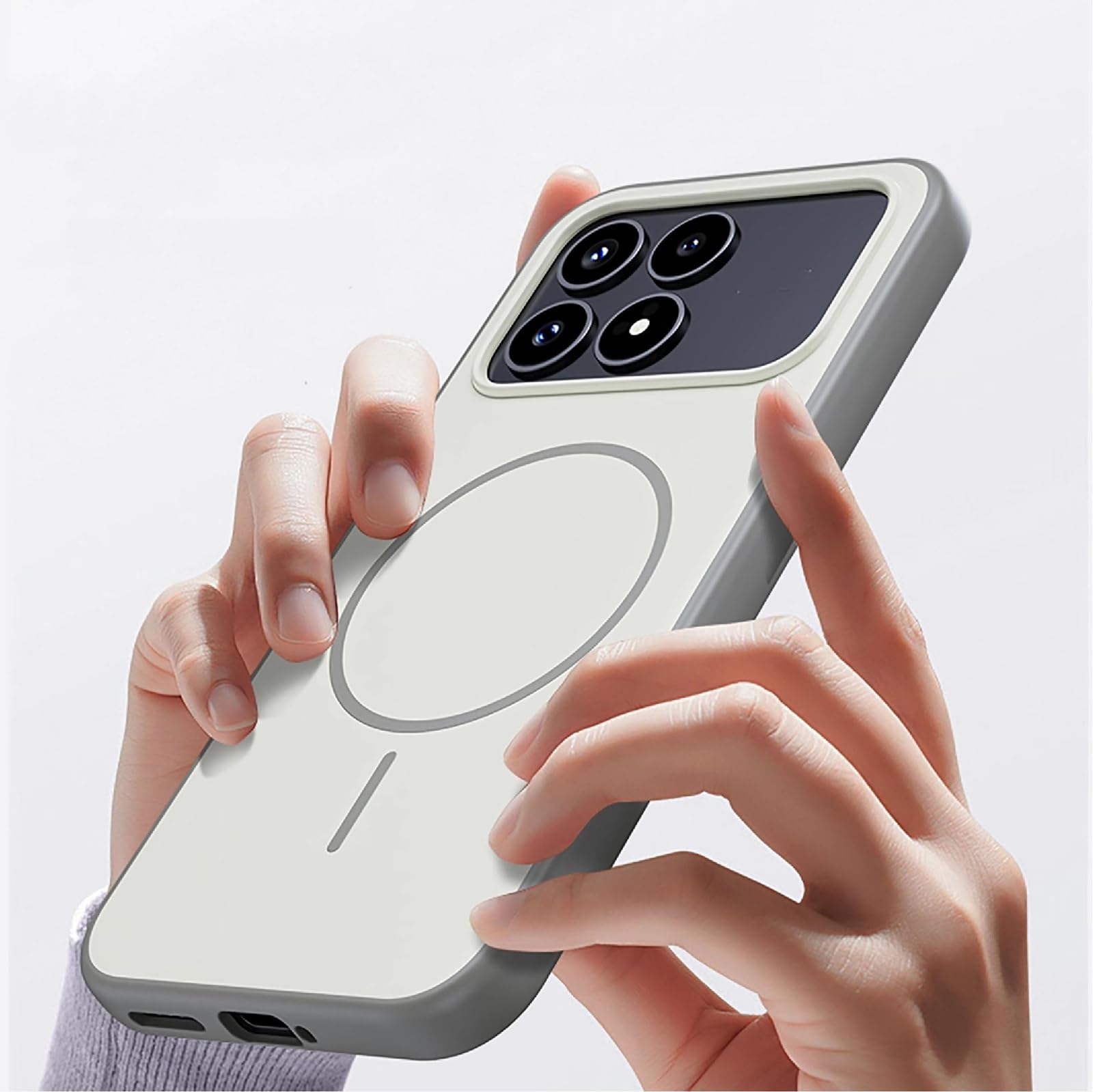 Custodia GIOPUEY Per Xiaomi Poco F8 Pro – Doppio Strato TPU+PC, Antiurto E Opaca - 3
