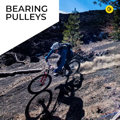 Box Four 8 Speed X-Wide Rear Derailleur Bicycles MTB Hanger Non-Direct Mount for Mountain Bike, Cycling Finished Matte Onyx Sealed Bearing Pulleys | Black - Thumbnail 5