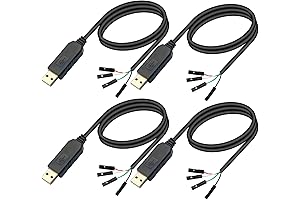 CH340 USB to TTL Serial Adapter Converter Download Cable 4PCS