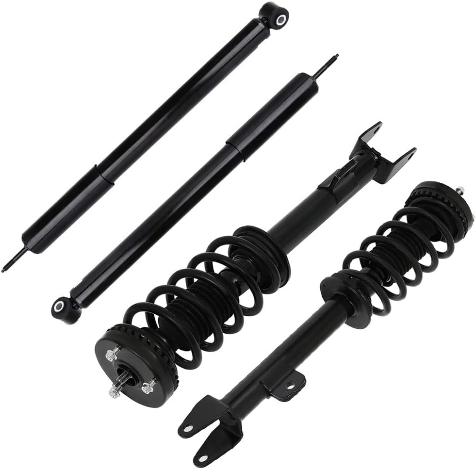 ECCPP Complete Struts Front and Rear Pair Strut Spring Assembly Shock Absorber for 2011-2017 for Chrysler 300 Set of 4