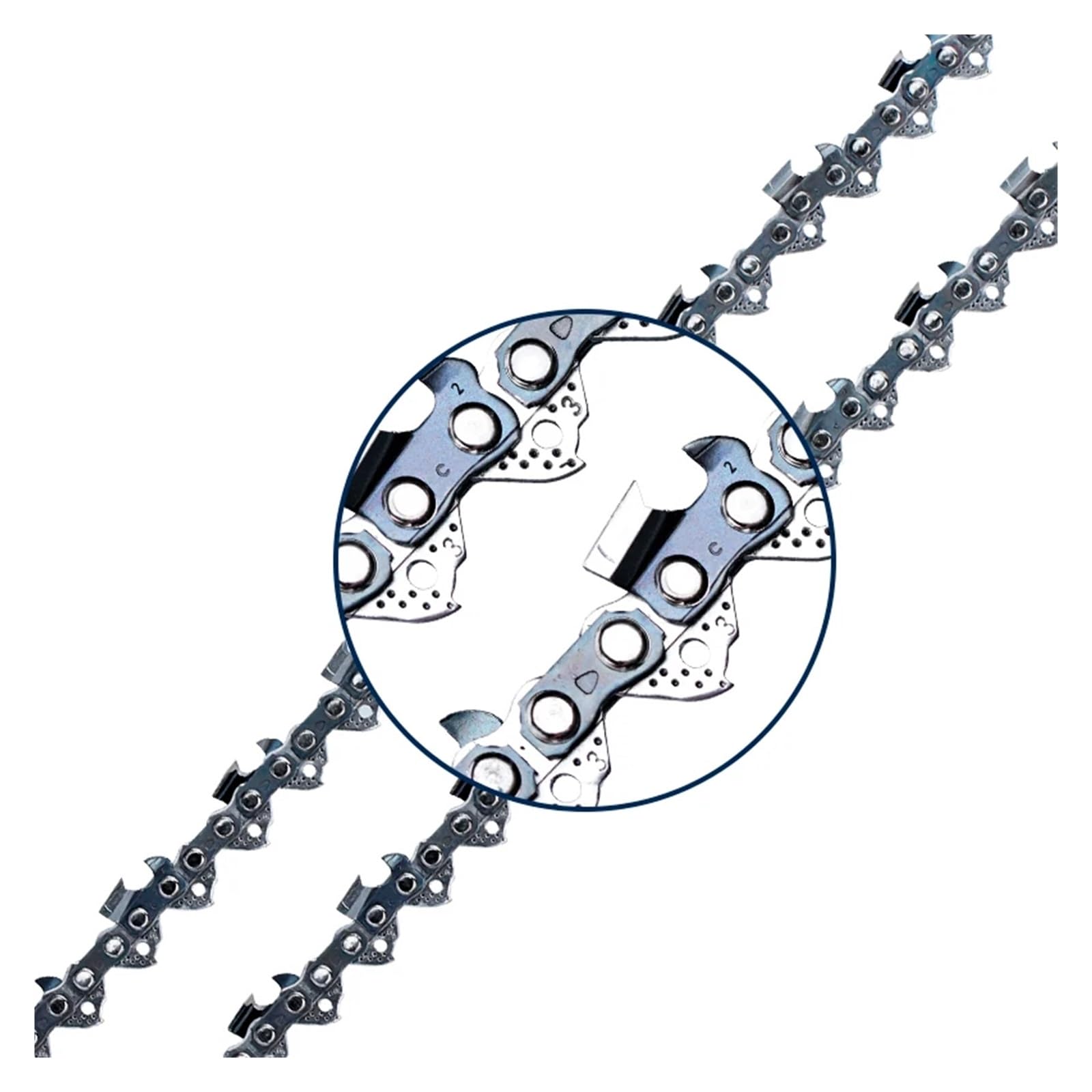 Cadena de Motosierra de 3/8" de Paso, Calibre de Cadena de 0,050" a 0,063" for Cortar Madera con Motosierra eléctrica Reemplazar Piezas(14inch 52 Drive Link,Gauge 0.063)