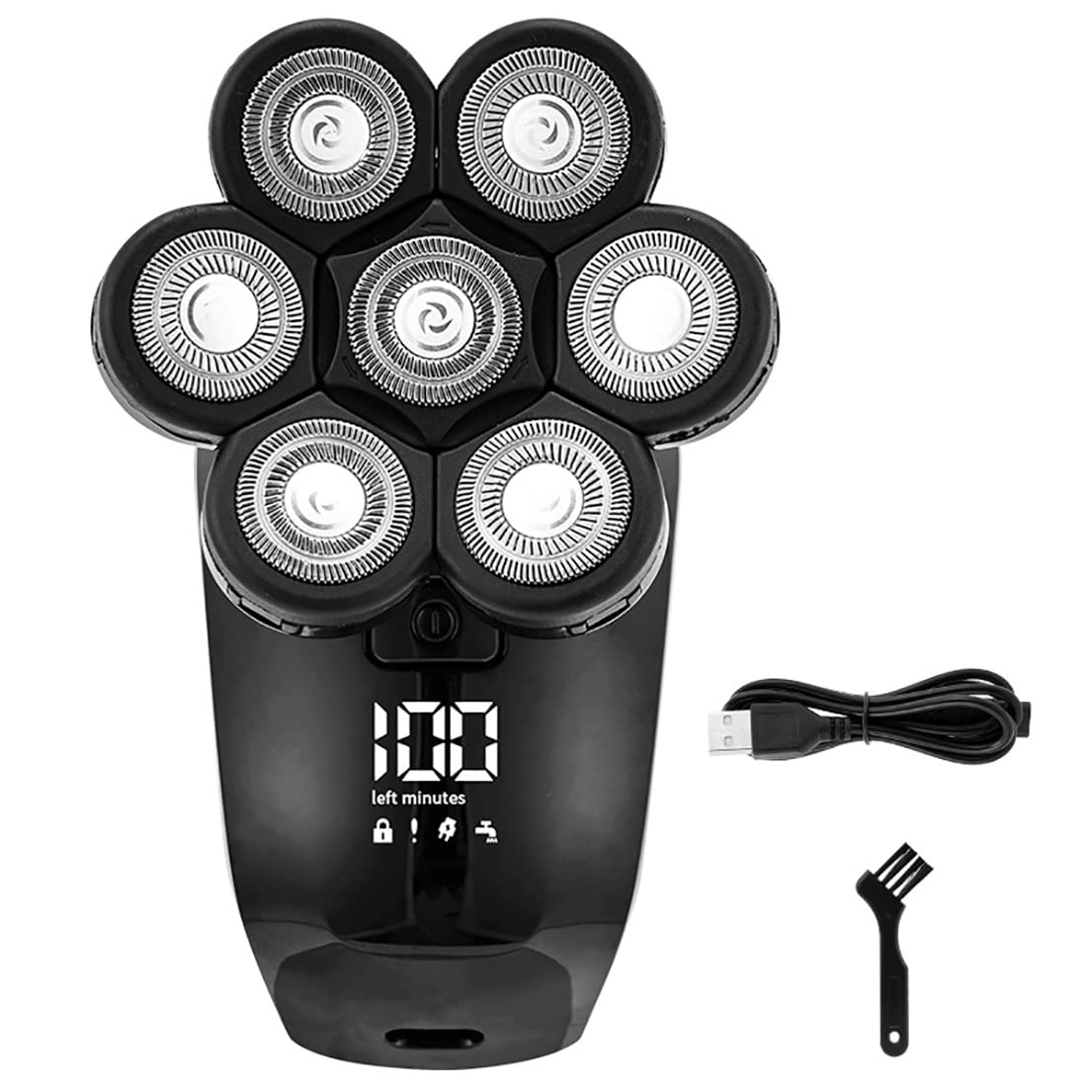 Head Shavers for Bald Men Shaver For Men 7D Independently 7 Cutter Floating Head Waterproof Electric Razor Multifunction