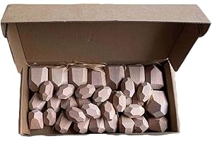 Gupgi Wooden Building Blocks - Educational Puzzle Toy (36pcs, Wood Color)