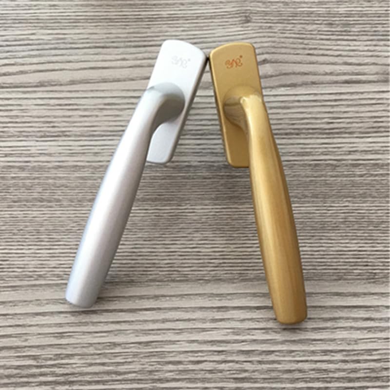 Fenstergriffe, 1 Stück Vierkant-Fenstergriff aus Aluminium, 7 x mm, for Heimwerkerbedarf(Gold)
