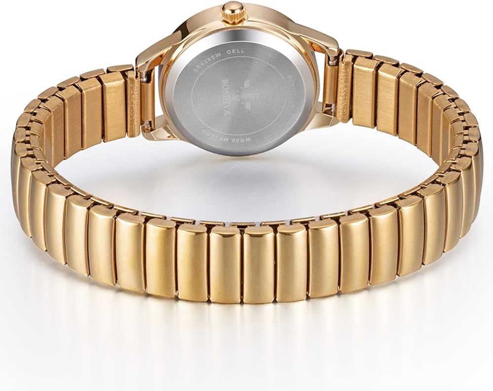 Miniatura 3 de BOSHIYA Easy Reader - Reloj de pulsera de expansión de acero inoxidable de 0.906in para mujer