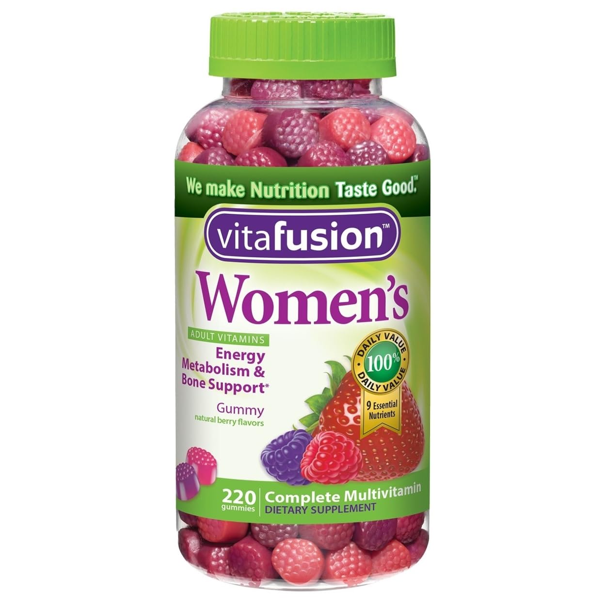 Vita Fusion Vita Fusion Women's Multivitamin Gummies Dietary Supplement (Netcount 220 Gummies), 220Count ()