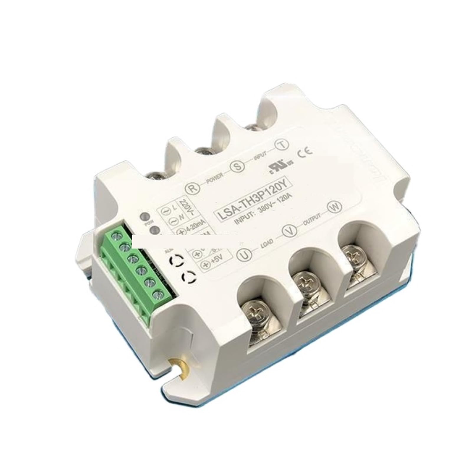 LTRAJUYNH 120A-200A Three-Phase AC Voltage Regulating Module with Heat Sink and Fan Power Regulator Thyristor Solid State Relay Dimming(200A (50KW))