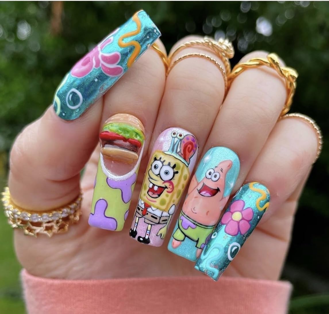 Amazon.co.jp: ネイルギャング 90年代 カートゥーン ネイルアート