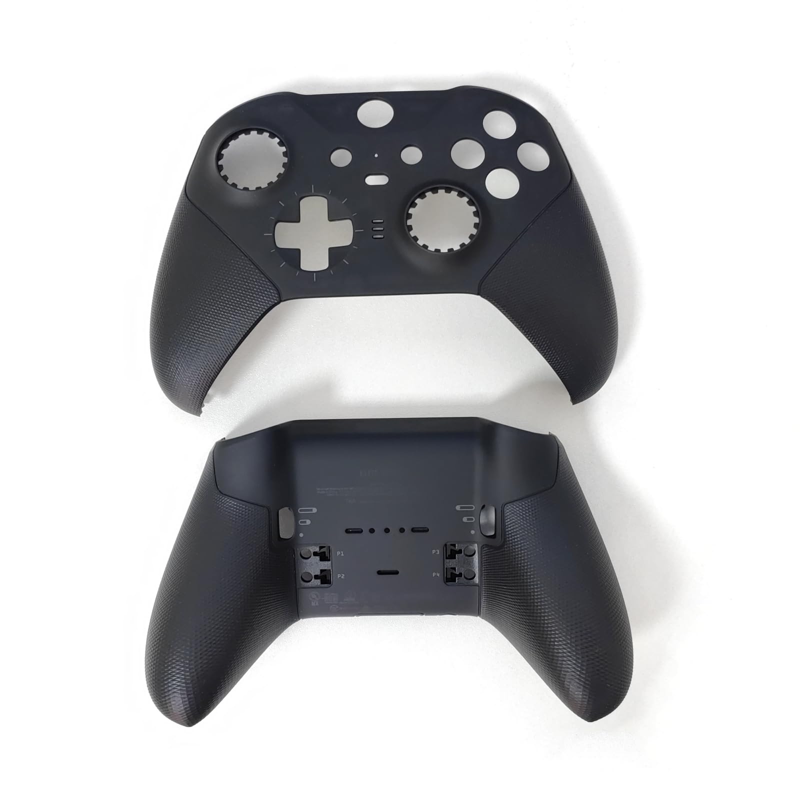 Guscio di Ricambio Kit Custodia Coperchio Anteriore Posteriore per Xbox Elite Controller Series 2 - Nero, Incluso D-pad Joysticks Pulsante di Attivazione LB RB Pulsanti ABXY Accessori
