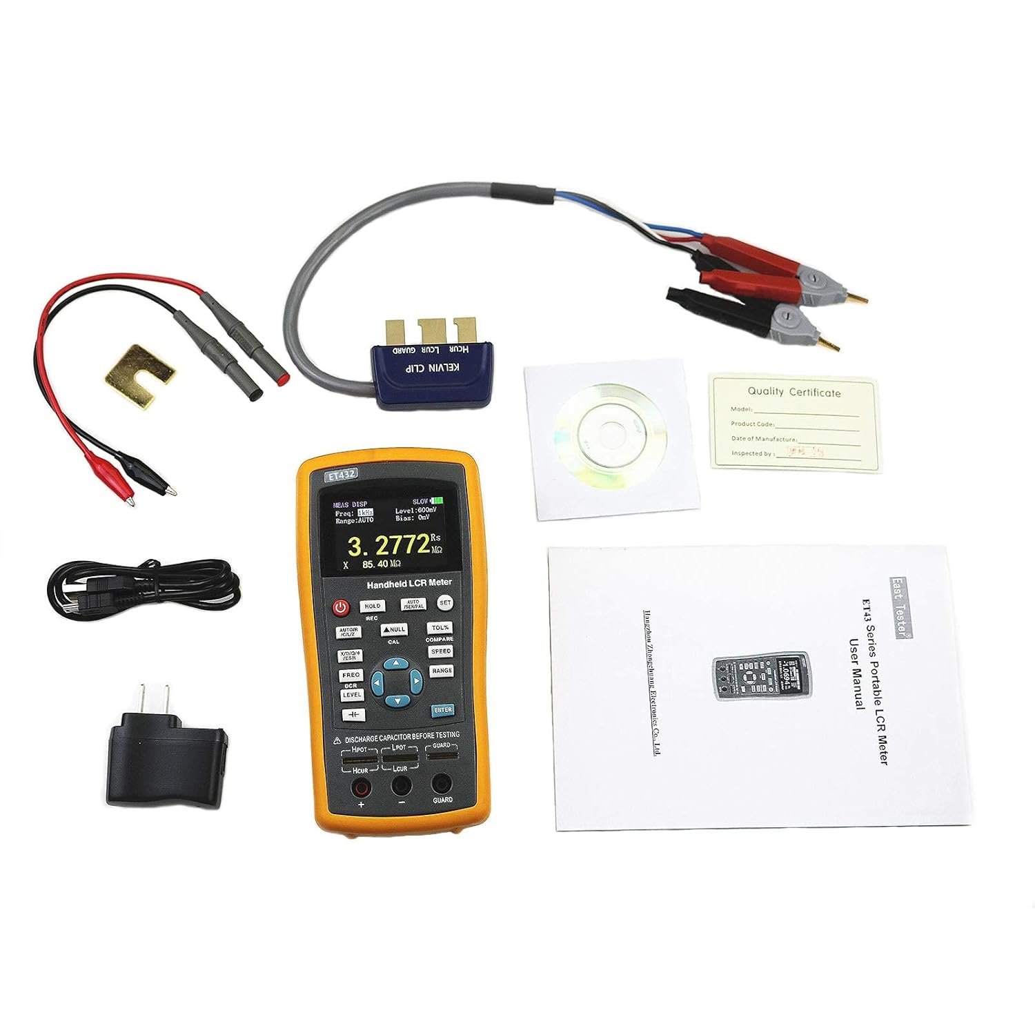 Buy East Tester Digital LCR Meter ET432 Portable Handheld LCR Meter