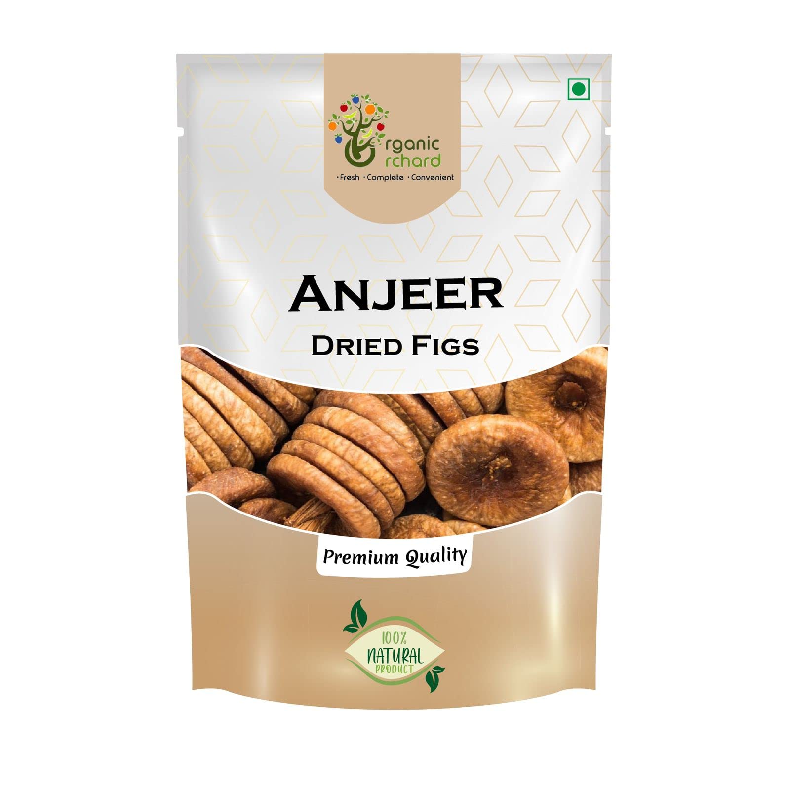 Organic Orchard Dried Afghani Anjeer Grade - Medium Size | Rich source of Fibre Calcium & Iron, Low in calories & Fat Free | Fresh & Natural Anjeer | Delicious Dryfruits Snacking | Premium Dried Figs - 250 g (B09WMN829K) Amazon Price History, Amazon Price Tracker