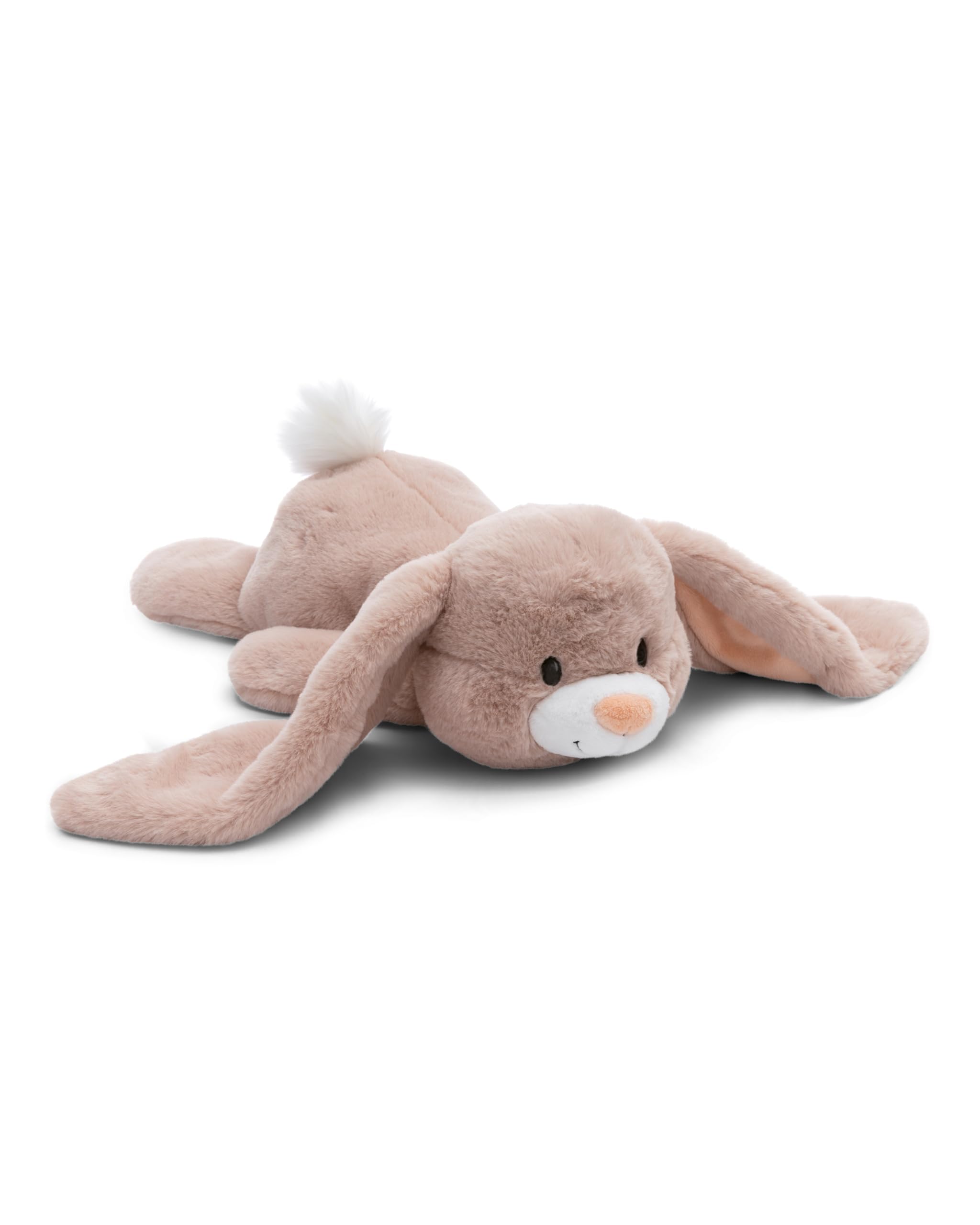 NICI cuddly toy bunny Fjella 45cm relaxed-lying brown - Cuddly cute plush to snuggle and play with, for children & adults, great gift idea - 61328