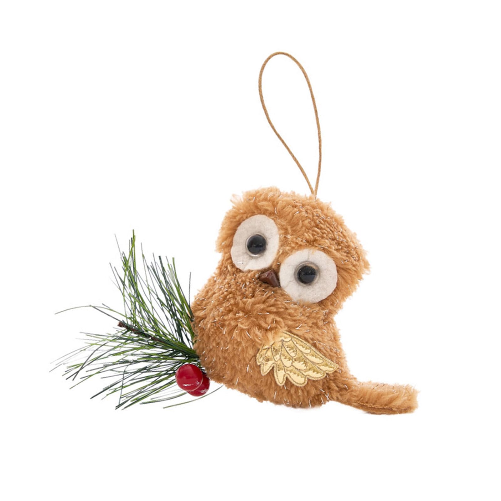carotoe Festival Plush Owl Christmas Tree Ornament with Rope for Holiday Home & Party Decorations Festival Family Plush Rope Home for Hanging Wall Decor Holiday Decorations Ornament Gatherings