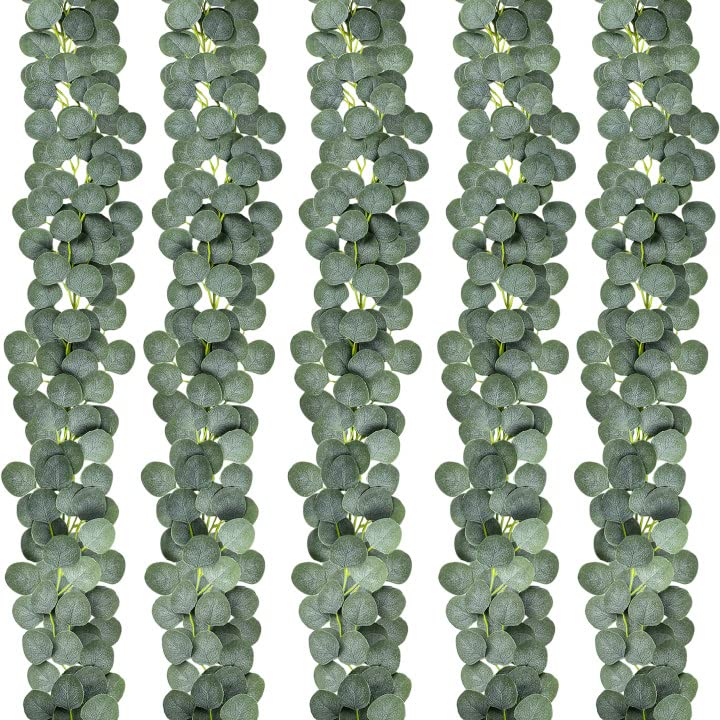 Buy Tiyard 5pcs Artificial Eucalyptus Garland Greenery Faux Garland