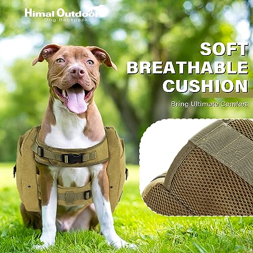 Himal-Outdoors-Dog-Backpack-Dog-Hiking-Backpack-Hound-Saddle-Bag-for-Large-Dog-with-Side-Pockets-Adjustable-Strap