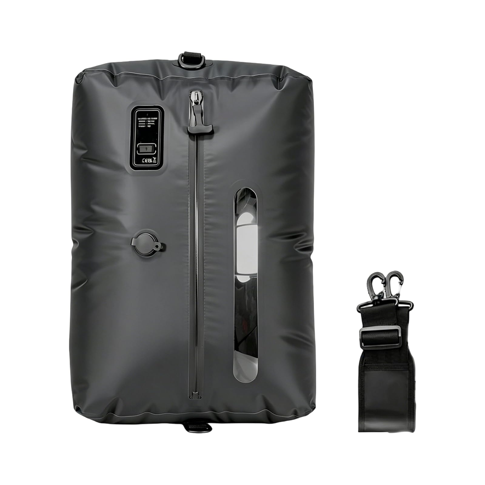 Built in Compression Storage Bag for Clothes Blankets Featuring Sturdy TPU Construction and Clear View Design Luggage Space Saver