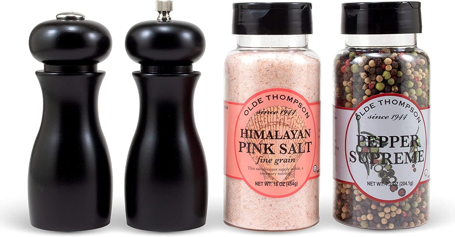 Olde Thompson 6Inch Caffee Espresso Peppermill and Salt