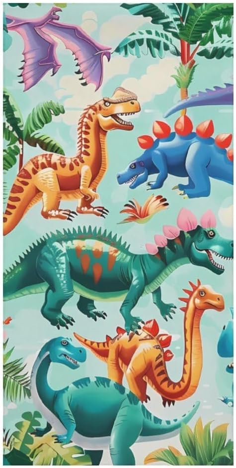 dinosaur beach towel Unique Design dinosaur towels Quick Dry Towel Soft Plush dinosaur towel Beach Suitable for Beach Bath Towel for Women Girls Kids Men Lovers beach towel dinosaur 63x32 inches