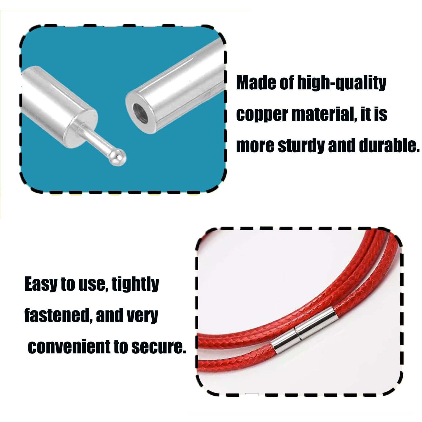 5 Uds., Acero Inoxidable, , Hallazgos, Cierre, Cordón, , Conector, Hebilla, Cordón De Cuero Plano, Llavero DIY Sunnimix Cierre De Fabricación De Joyas | Bodega Aurrera En Línea