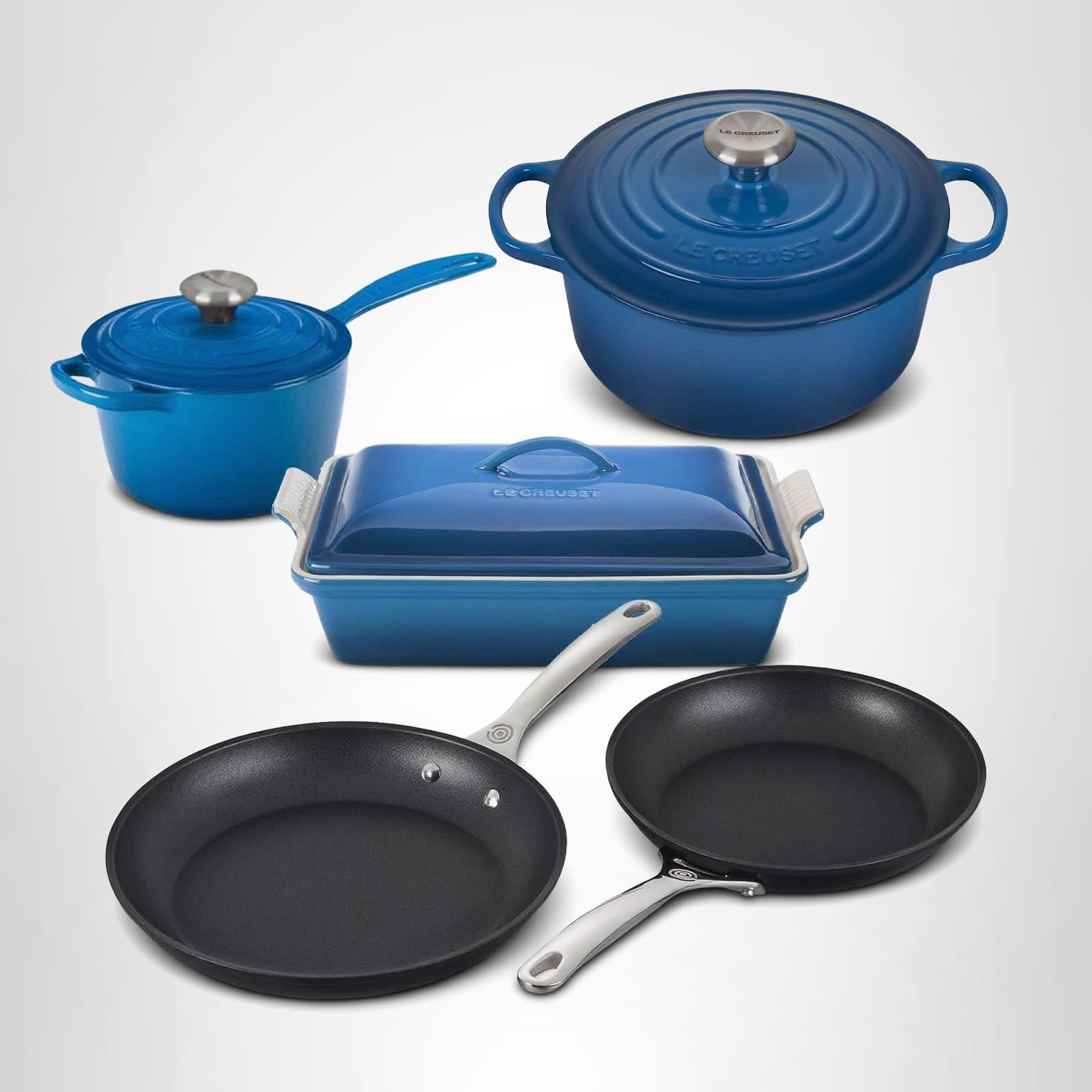 Amazon.com: Le Creuset 8 Piece Multi-Purpose Enameled Cast Iron